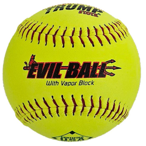 Evil Sports Trump USA (ASA) 12” Slowpitch Softball, One Dozen, 1394792