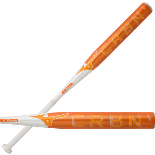 2024 Mizuno CRBN1 F24 One Piece Composite Fastpitch Softball Bat, -10 Drop, 340659-Orange