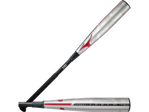 2023 Mizuno B23 Duality Hybrid BBCOR Baseball Bat, -3 Drop, 2-5/8 in Barrel, 340653