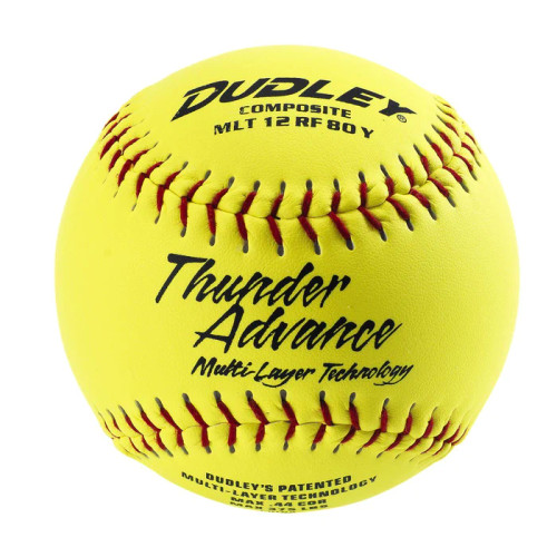 Dudley Thunder Advance 12” Slowpitch Softball, One Dozen, 43184Y