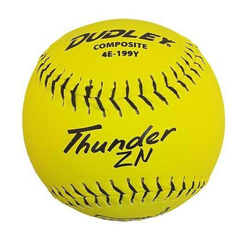 Dudley Thunder ZN HYCON ICON NSA 12" Slowpitch Softballs (DOZEN), 4E199Y