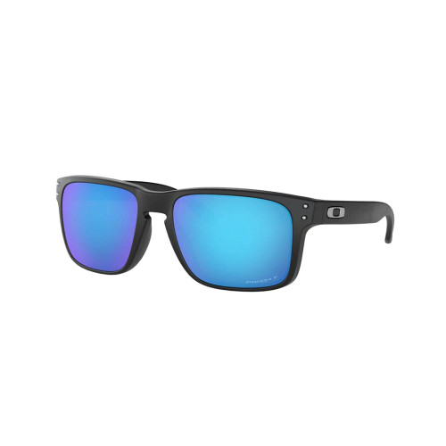 Oakley Holbrook Sunglasses, Matte Black, Prizm Sapphire Polarized: 9102F0 55