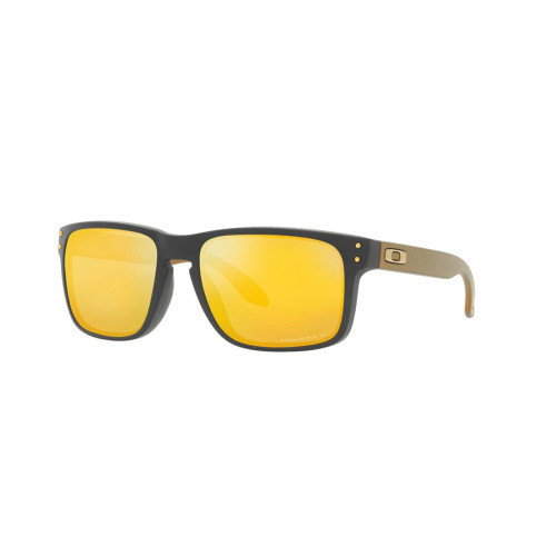 Oakley Holbrook Sunglasses, Matte Carbon, Prizm 24K Polarized: 9102W4 55