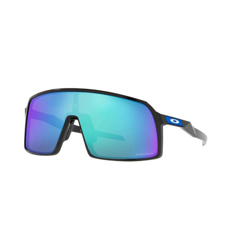 Oakley Sutro Sunglasses, Polished Black, Prizm Sapphire: 940690 37