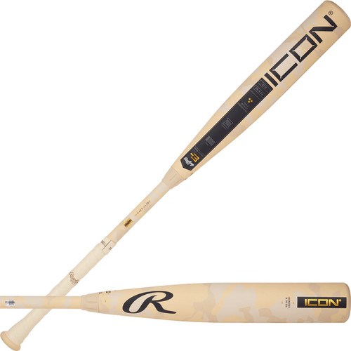 2025 Rawlings Icon Composite BBCOR Baseball Bat, -3 Drop, 2-5/8 in Barrel, RBB5I3