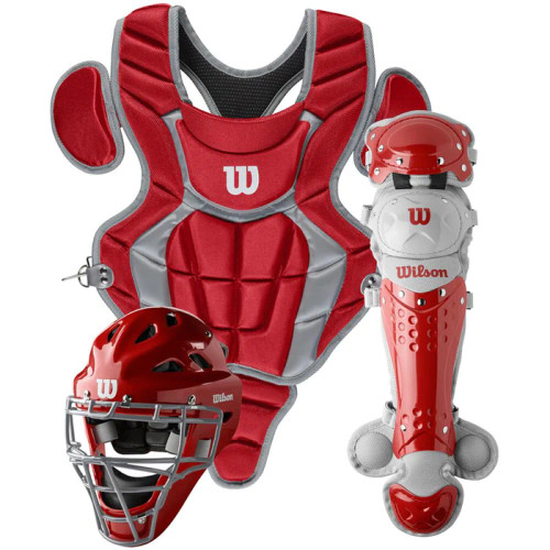 Wilson C200 3-Piece Youth Baseball Catcher’s Set, WB57116