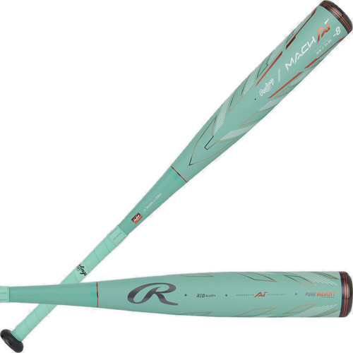 2024 Rawlings MACH AI Hybrid USSSA Baseball Bat, -8 Drop, 2-3/4 in Barrel, RUT4MC8