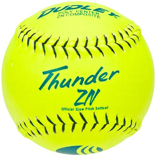 Dudley Thunder ZN 11" Classic W USSSA Slowpitch Softballs (DOZEN), 4U553