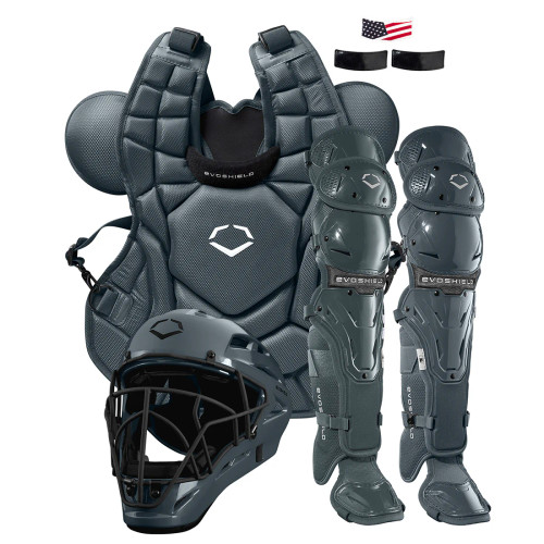 EvoShield G2S Baseball Catcher's Gear Kit (CHARCOAL), WB5744401CH