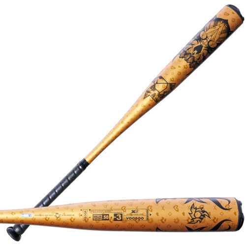 2023 DeMarini Voodoo One Gold BBCOR Baseball Bat, -3 Drop, 2-5/8 in Barrel, WBD2352010