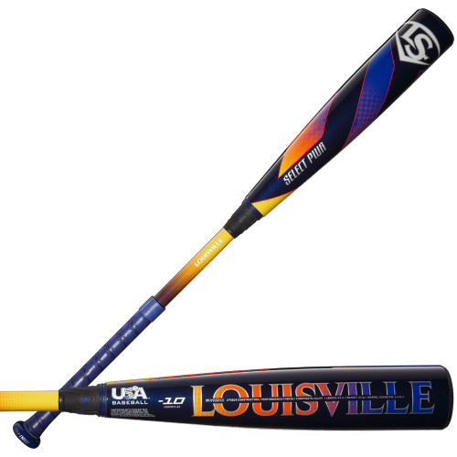 2025 Louisville Slugger Select PWR Hybrid USA Youth Baseball Bat, -10 Drop, 2-5/8 in Barrel, UBSPB10-25, WBL4008010