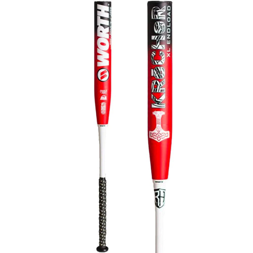 2023 Worth KReCHeR XL Limited Edition USSSA Slow Pitch Softball Bat, 12.75 in Barrel, WKRDUR