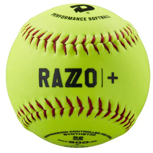 DeMarini RAZZO 12" USA (ASA) Synthetic Slowpitch Softballs (Dozen), WTDRZPS12AB