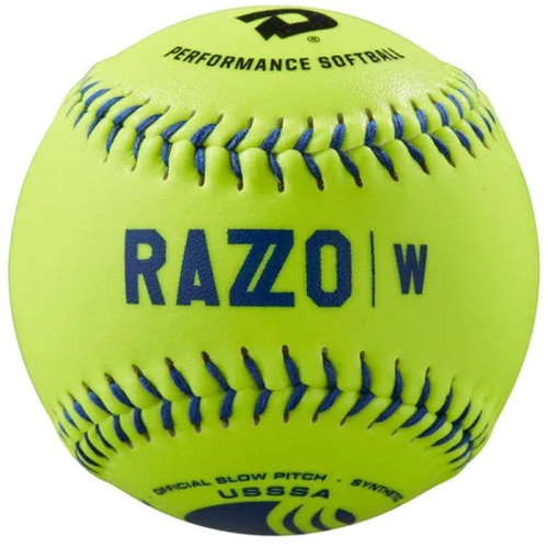 DeMarini Razzo Classic W USSSA 11” Slowpitch Softball, One Dozen, WTDRZWS11UB