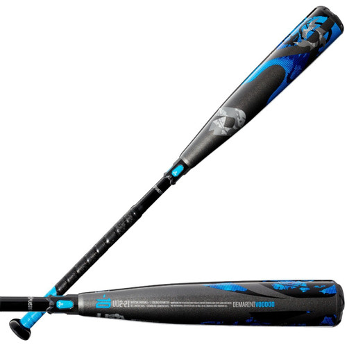 2021 DeMarini Voodoo Hybrid Youth 2018+ Baseball Bat, -10 Drop, 2-5/8 in Barrel, WTDXUD2-21