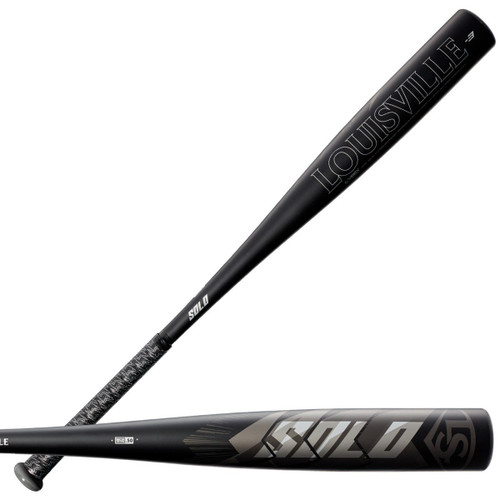 2021 Louisville Slugger Solo Alloy BBCOR Baseball Bat, -3 Drop, 2-5/8 in Barrel, WTLBBO521B3