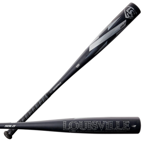 2022 Louisville Slugger Solo Alloy BBCOR Baseball Bat, -3 Drop, 2-5/8 in Barrel, WTLBBS622B3