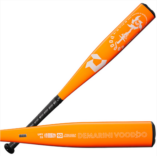 2025 Demarini VooDoo One Alloy USSSA Junior Big Barrel Baseball Bat, -10 Drop, 2-3/4 in Barrel, WBD2540010
